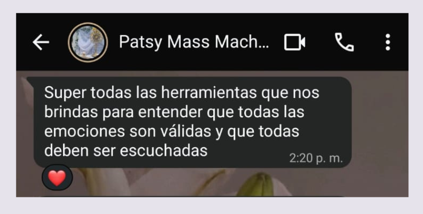 Testimonio de un consultante de Idalmys Martínez